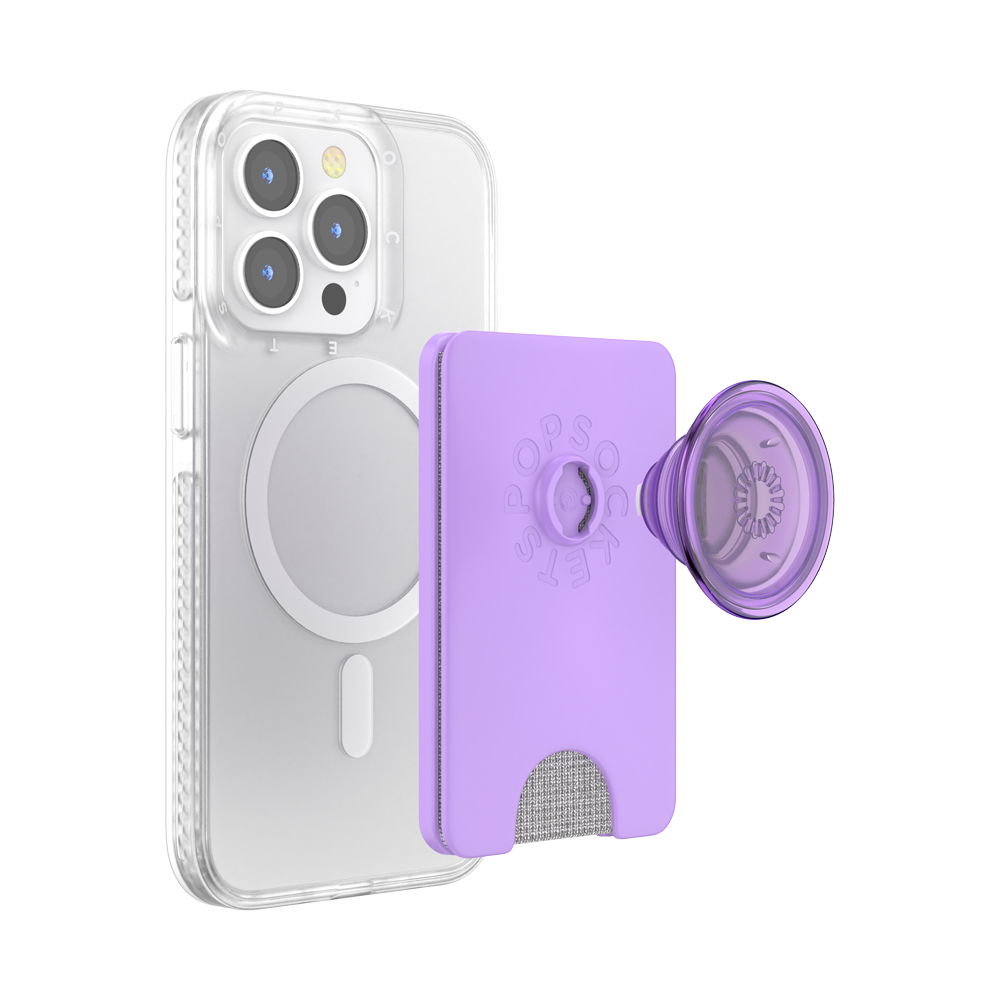 PopWallet MagSafe Lavender Colored Phone Grip and Wallet by PopSockets