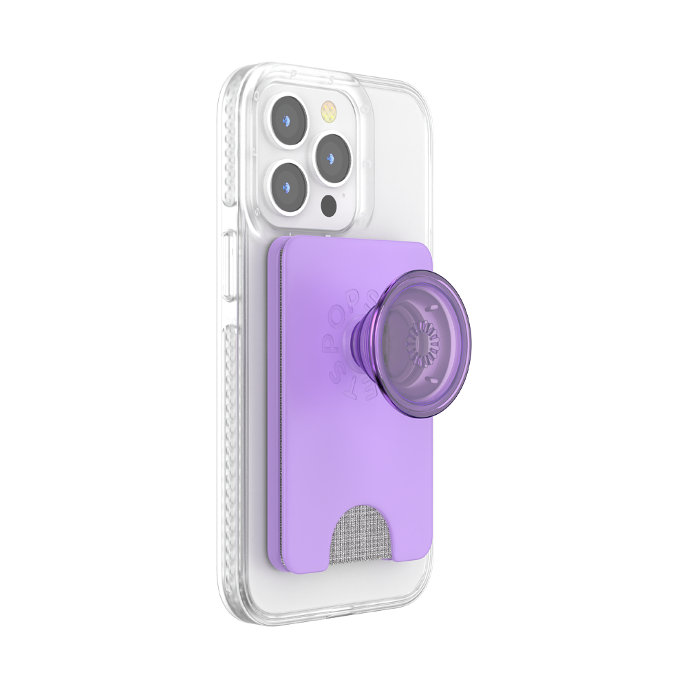 PopWallet MagSafe Lavender Colored Phone Grip and Wallet by PopSockets