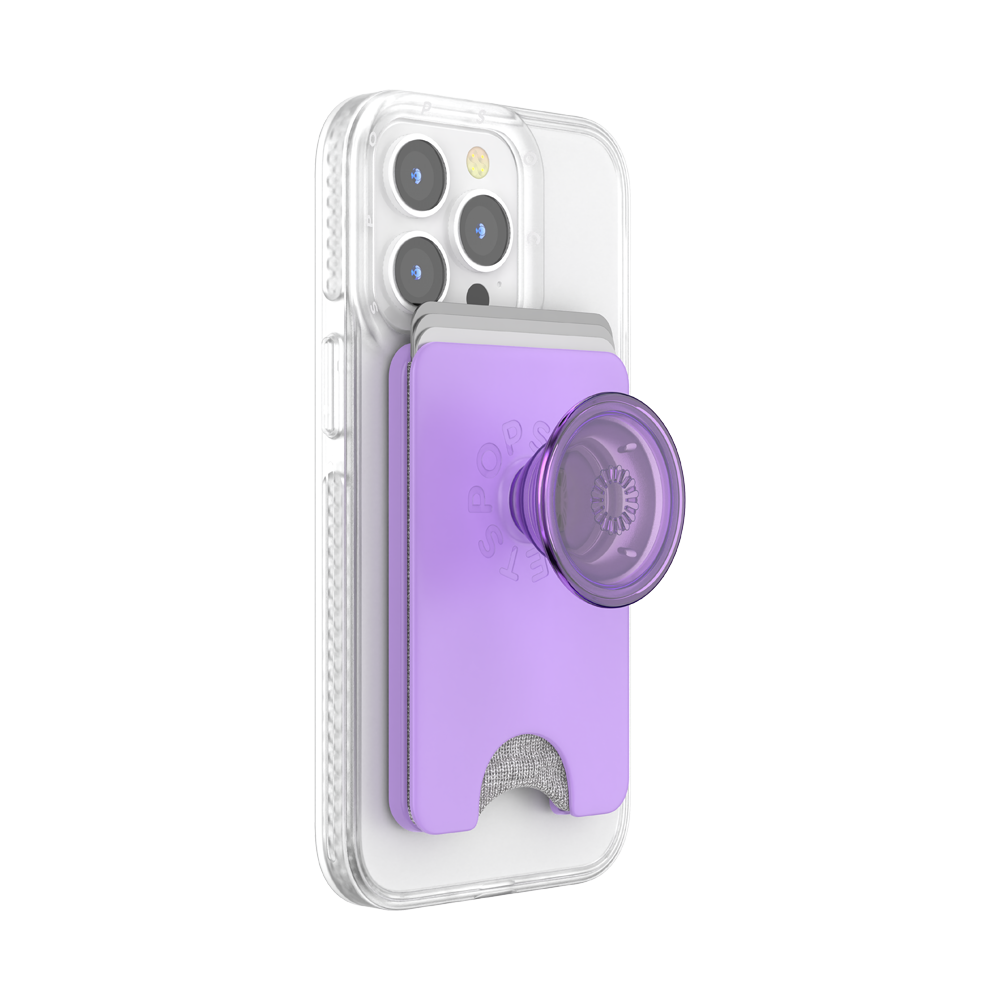 PopWallet MagSafe Lavender Colored Phone Grip and Wallet by PopSockets