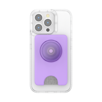 PopWallet MagSafe Lavender Colored Phone Grip and Wallet by PopSockets