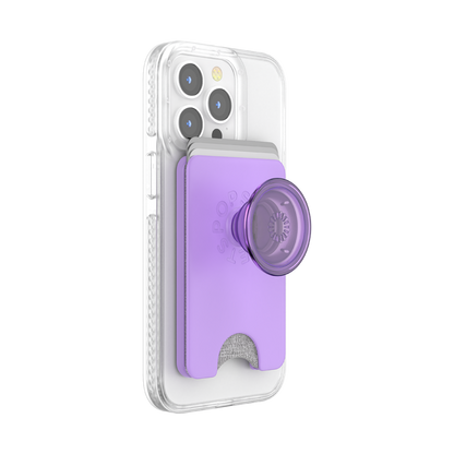PopWallet MagSafe Lavender Colored Phone Grip and Wallet by PopSockets